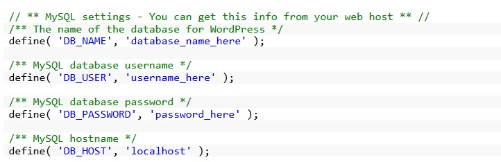 wordpress-Error-atabase-connection