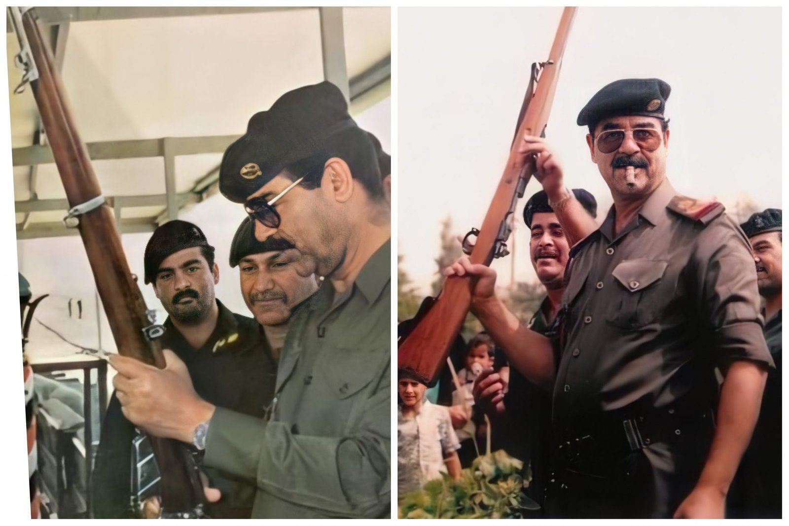 صدام حسين والجنرال الأمريكي