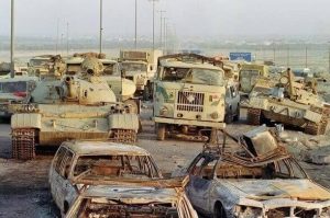 Pascal Guyot-AFP-Getty Image مجزرة طريق الموت 1991